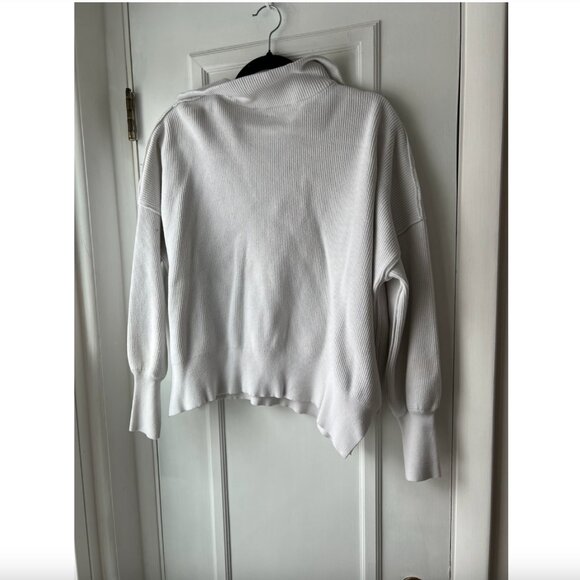White quarter zip sweater - Picture 4 of 5